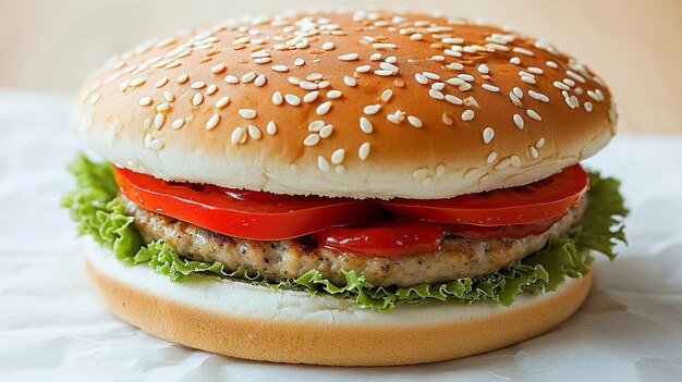 burger image HD 8K wallpaper Stock Photographic