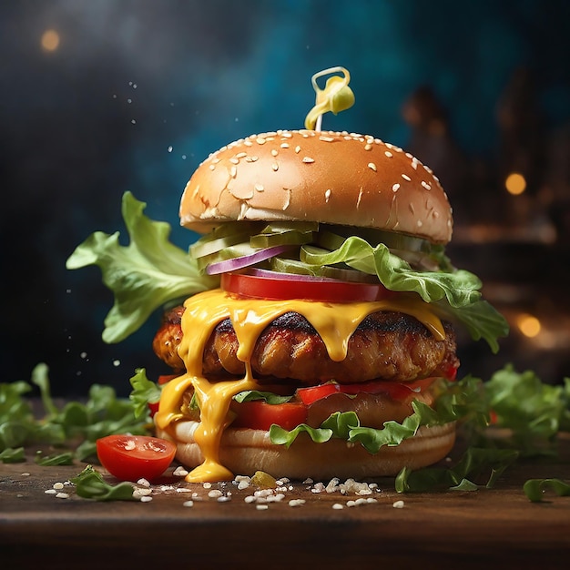 Burger image realistice