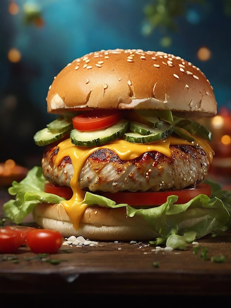 Burger image realistice