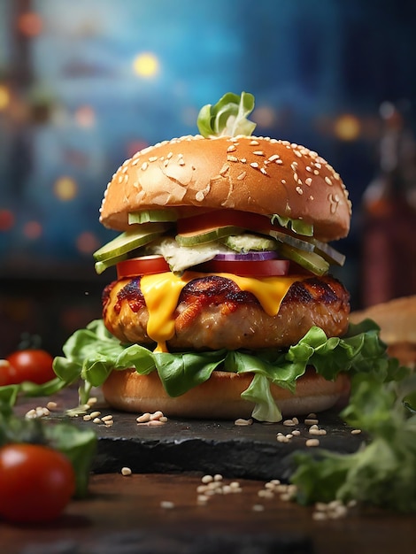 Burger image realistice