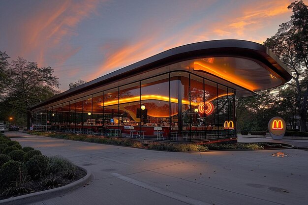 Burger King Restaurant Architecture
