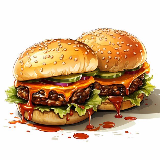 Burger Vector Illustration