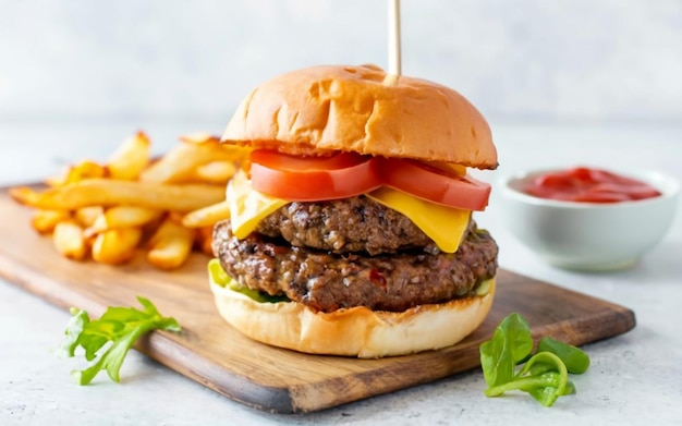 Burger with Homemade Relish