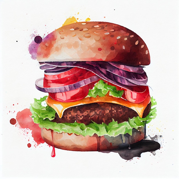 Photo a burger