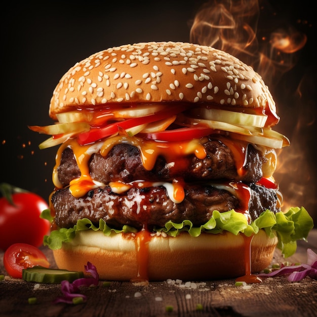 Burgers high quality 4k hdr