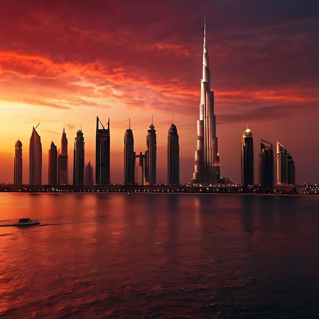 Burj Khalifa genarated by AI