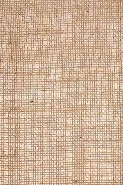 Photo burlap fabric texture background.