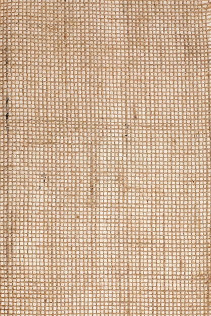 Photo burlap fabric texture background.