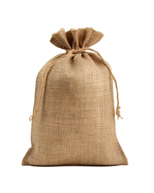 Photo a burlap sack with a string