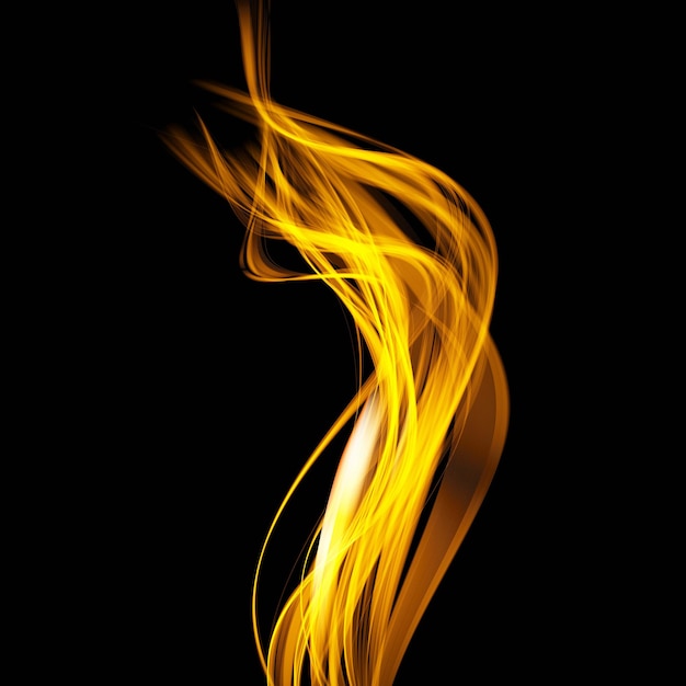 Burn flame. Abstract background waves.