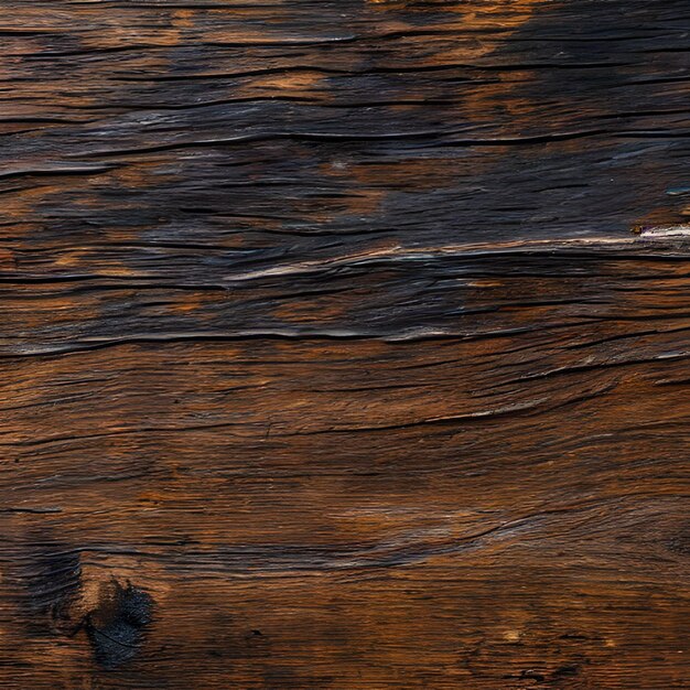 Foto texture di legno bruciato