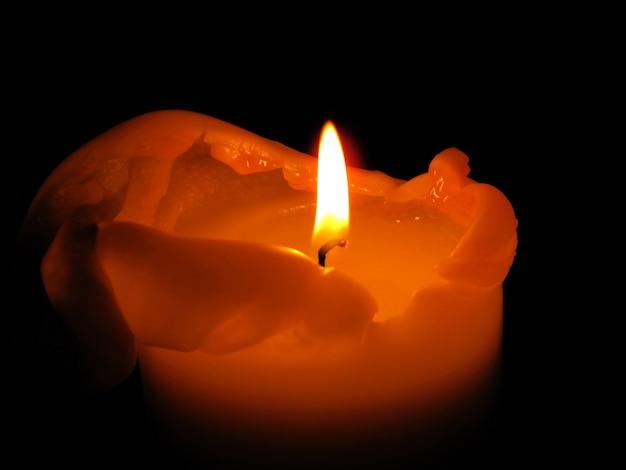 Photo burning candle