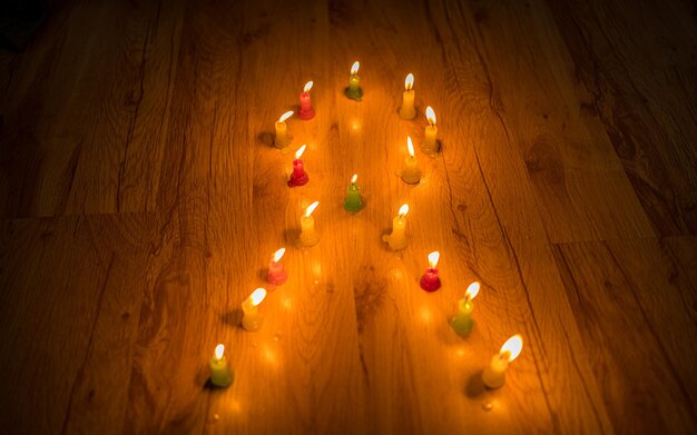 Burning Candlelight symbol of Aids Day