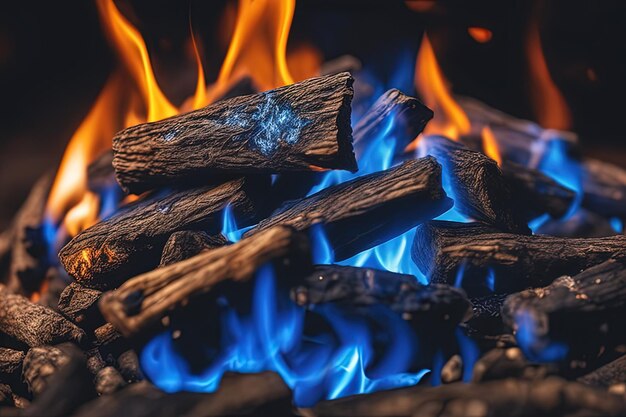 burning firewood in the fireplace fireburning firewood in the fireplace fireburning wood logs in