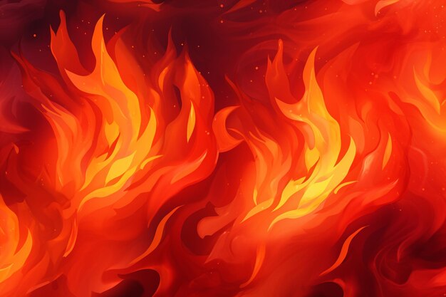 Burning flame background