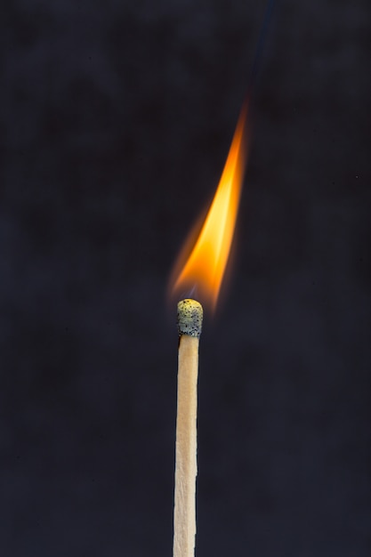 Photo burning match