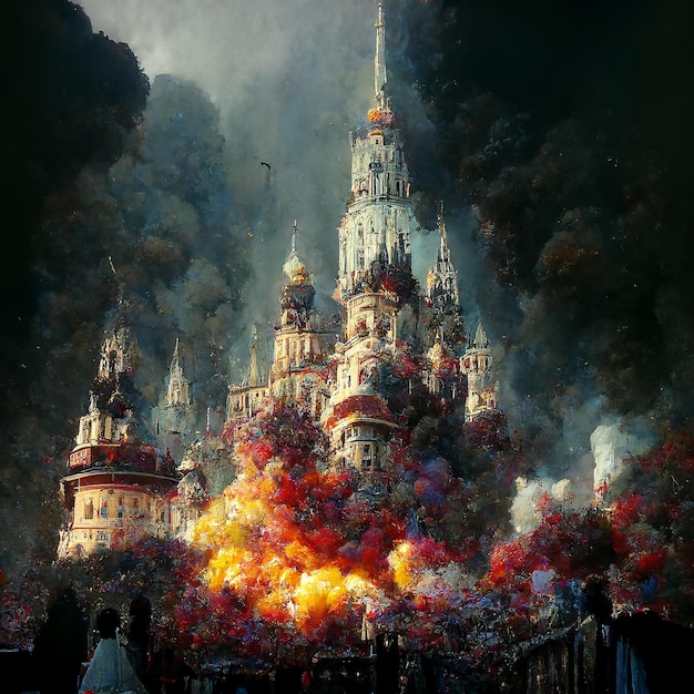 Burning Moscow