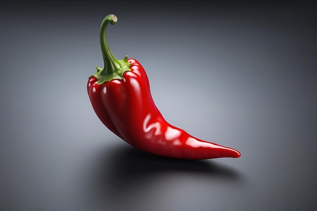 Burning red hot chili pepper