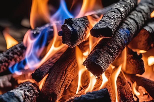 burning wood in the fireplaceburning firewood in the fireplaceburning wood in the fireplace