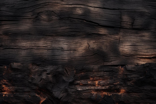 burnt wood texture background