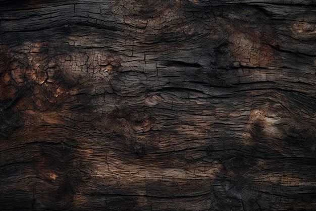 burnt wood texture background