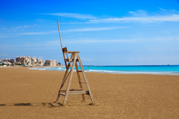 Burriana beach in Castellon of Spain