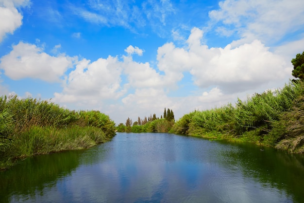 Burriana river Borriana in Castellon at Spain