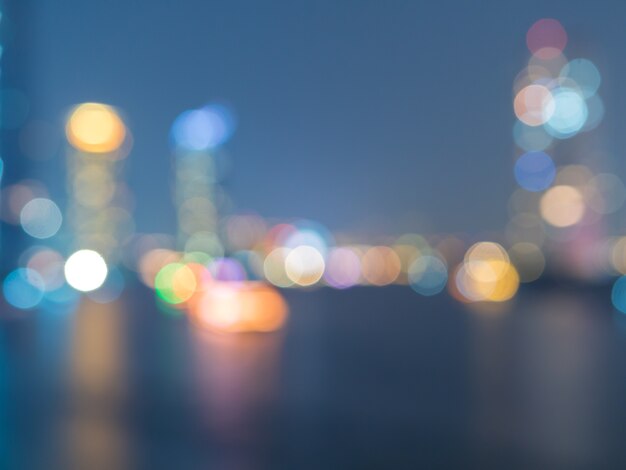 Burry focus for Bokeh in city scape 