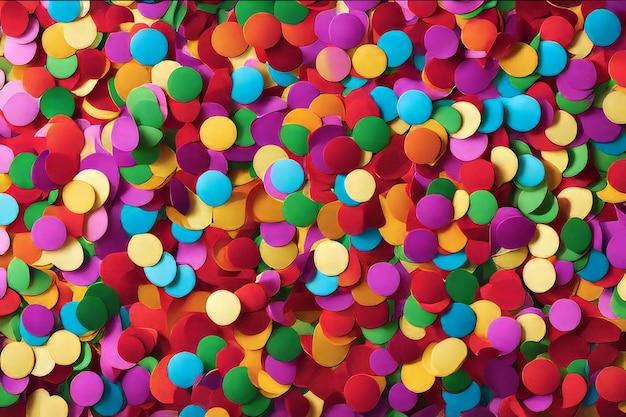 A Burst of Colorful Confetti Delight