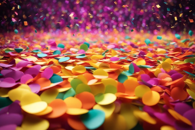 A Burst of Colorful Confetti Delight