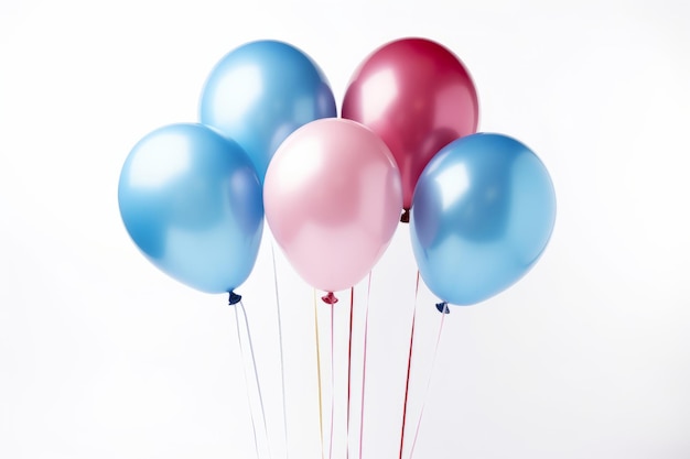 Всплеск цветов завораживающий синий розовый и золотой воздушные шары Грейс 0186603