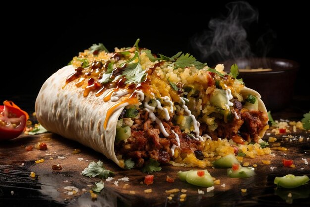 Bursting Burrito Flavor Fiesta