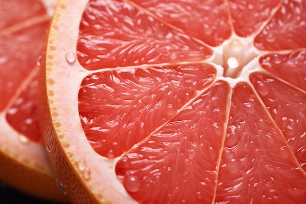 Ошеломляющий крупный снимок грейпфрута в соотношении 32 аспектов