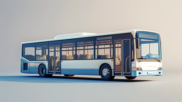 The bus is a large vehicle that is used to transport people It has a long body with seats on either side of an aisle