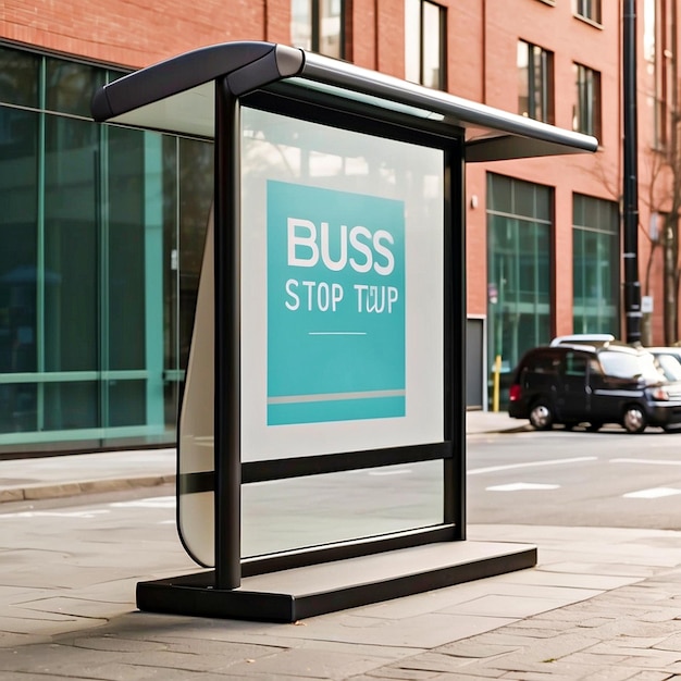 bus stop mockups