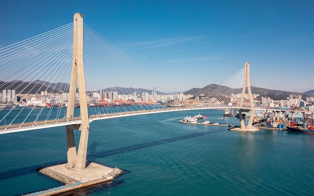 Busan harbor bridge