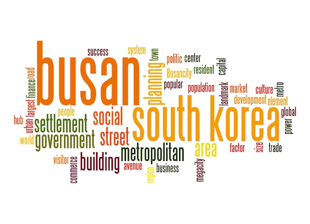 Busan word cloud