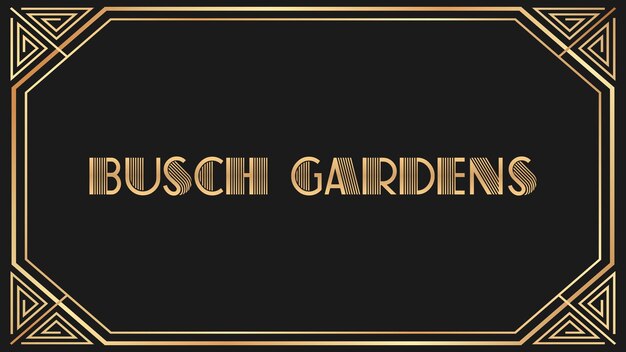 Busch Gardens Jazz Gold Text