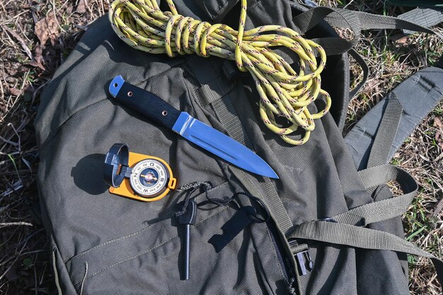 Photo bushcraft equipment