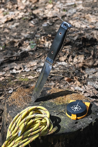 Foto attrezzature bushcraft