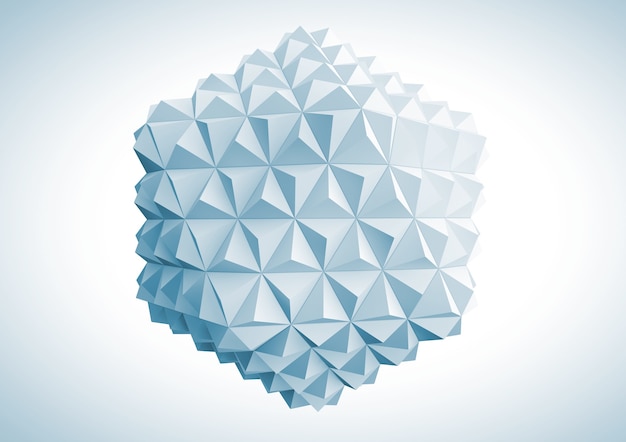 Photo business abstract concept. abstract sphere on a white background. 3d rendering