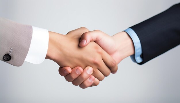 Business agreement handshake hand gesture