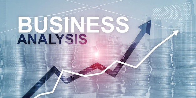 写真 事業分析の概念財務抽象未来の背景