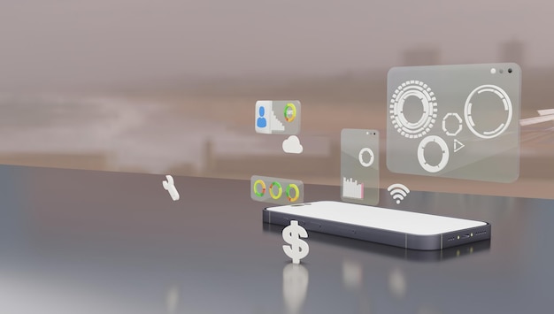 business analyst using computer and dashboard for data analysis and management system with kpi and m