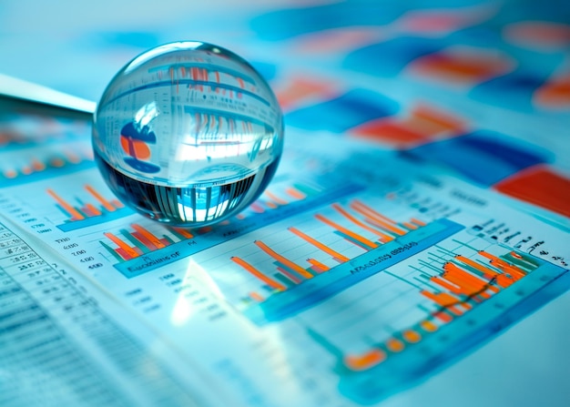 Бизнес-аудит 2024 Управление финансами по анализу стратегии данных с графическим бухгалтерским маркетингом