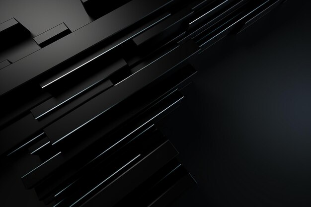 Business background with black geometric lines