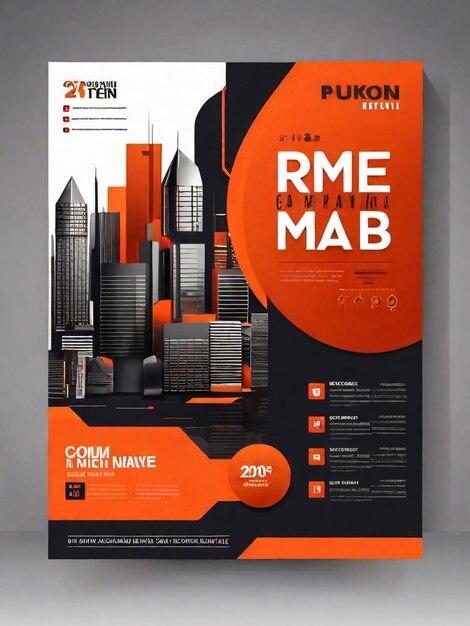 Photo business brochure flyer template orange cover design annual report cover newsletter magazine ads business flyer design corporate brochure template newspaper catalog leaflet booklet design