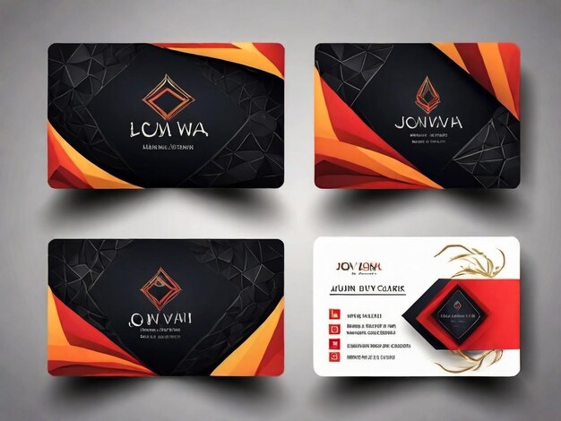 business card design template