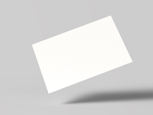 business card mock up. 3d render