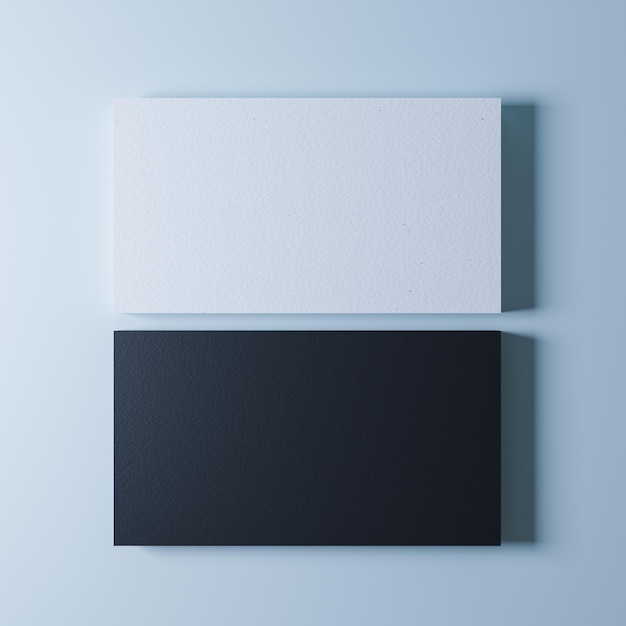 Business Card Presentation Set Blank Mockup